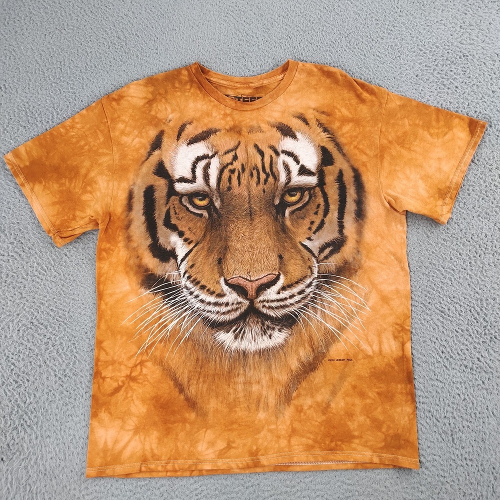The Mountain Tiger Shirt Mens Large Animal Graphic 3D Wildlife Jeremy Paul Tee
